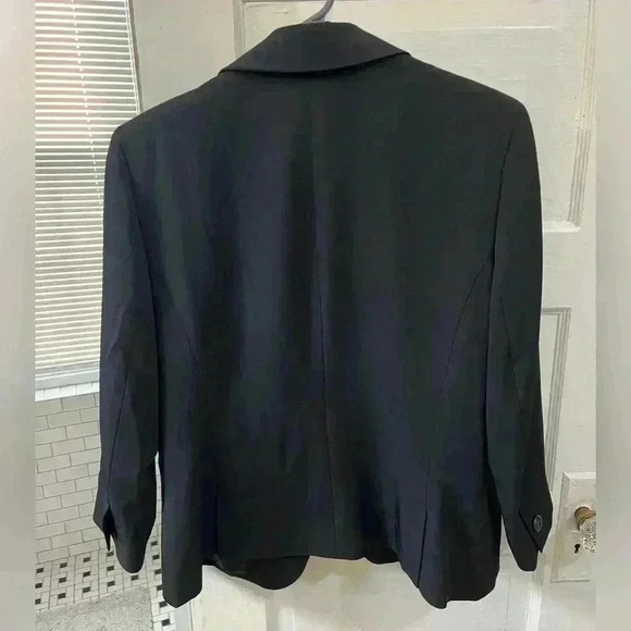 Nine West Black business blazer 3/4 sleeve size 12 - Picture 5 of 11